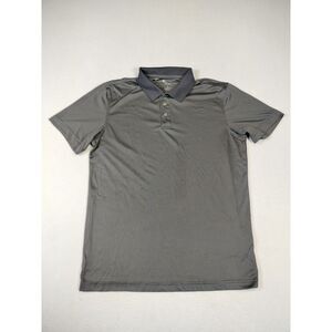 Member's Mark Luxe Polo Shirt Men's Medium Gray Geometric‎ Dadcore Classiccore